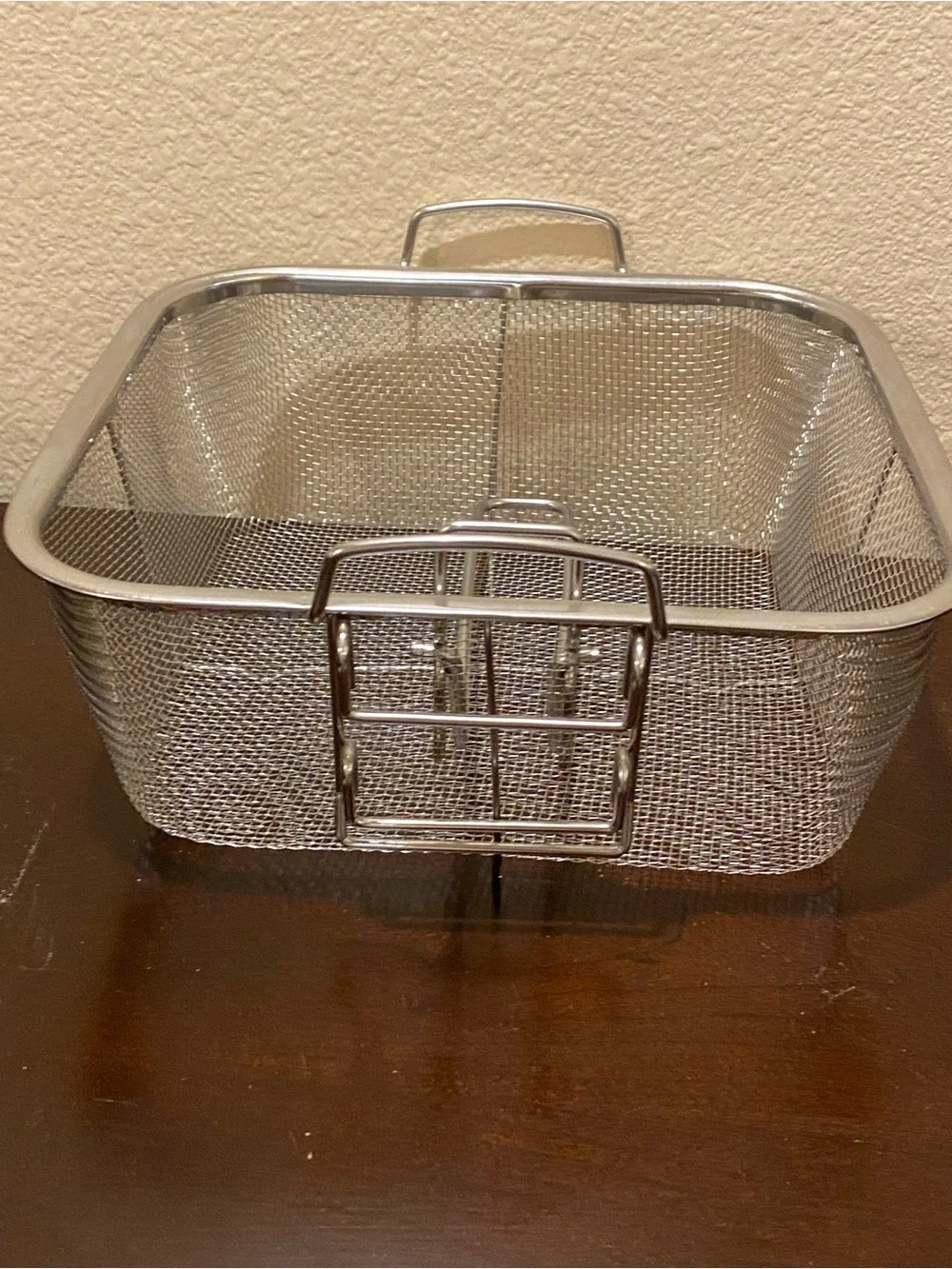 Copper Chef 9”x9” Stainless Steel Square Fry Basket with Removable Handle NEW